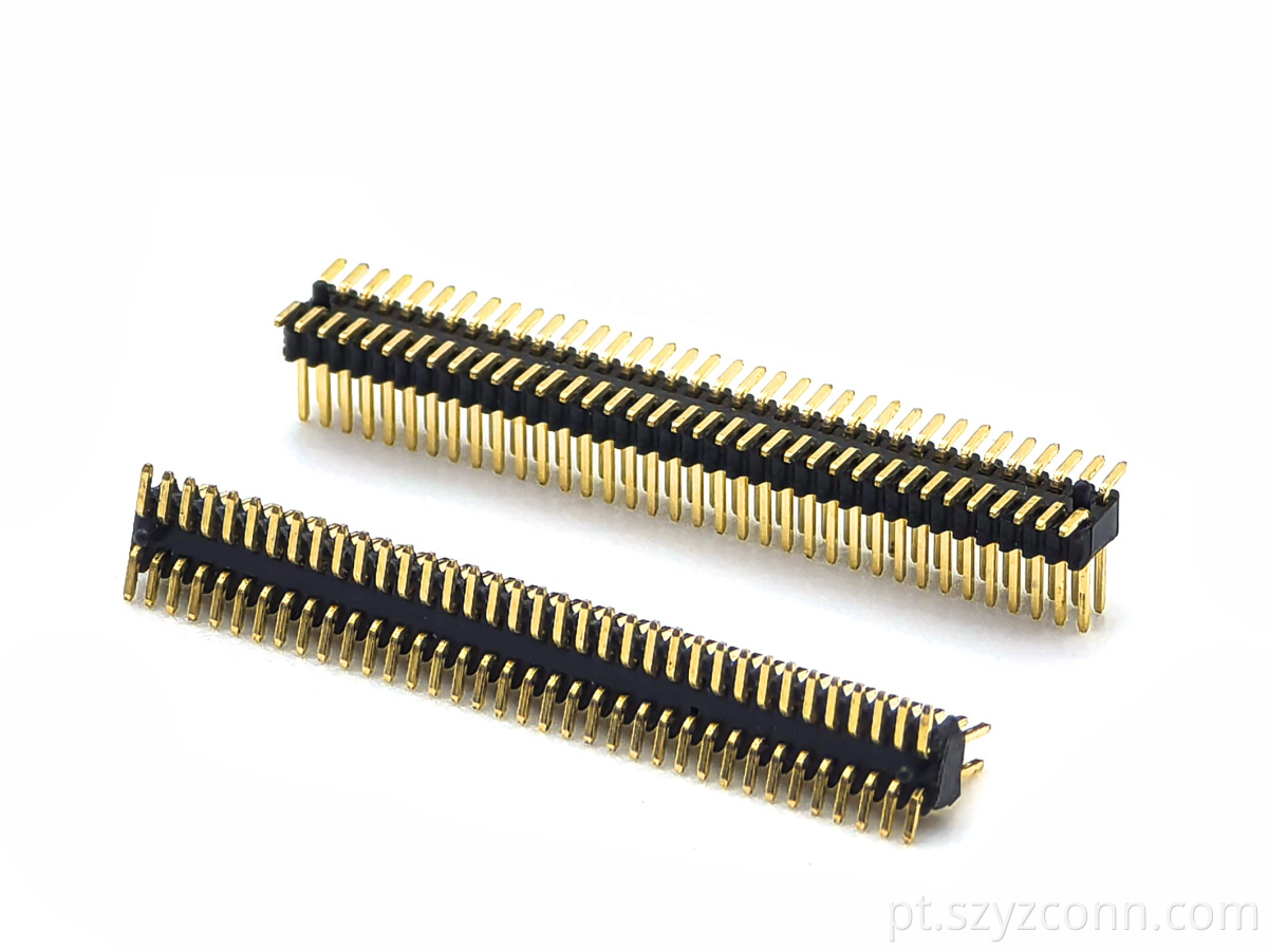 Cabeçalho do pino de passo de 0,8 mm 0.8mm Pitch Pin header